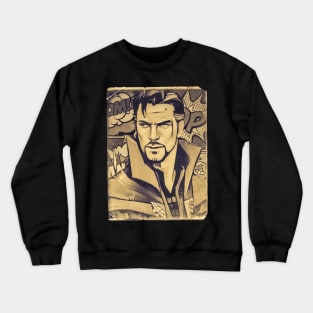 Dr Strange Retro Comic Crewneck Sweatshirt